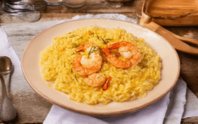 Shrimp and Saffron Risotto: A Healthy, Authentic Italian Dish Inspired by Gordon Ramsay