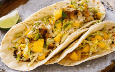 Grilled Fish Tacos with Cabbage Slaw and Mango Salsa: A Step-by-Step Guide