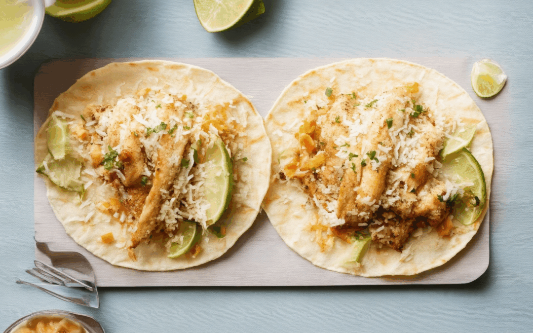 The Secret to Perfectly Crispy Baked Coconut-Crusted Fish Tacos