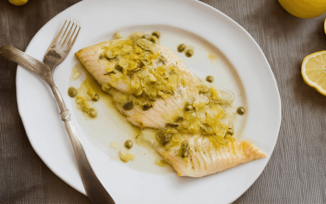 Baked White Fish with Lemon Caper Sauce: A Flavorful Guide to Pairing Fish with Capers and Citrus